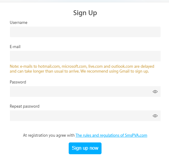 Authorization on the SMSpva website to obtain a phone number for authorization in the telegram service